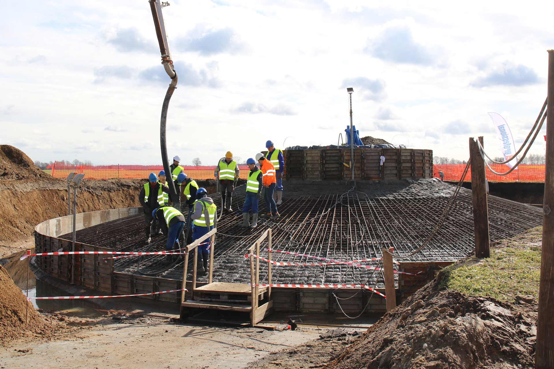 Farma wiatrowa Mierzyn teren roboczy