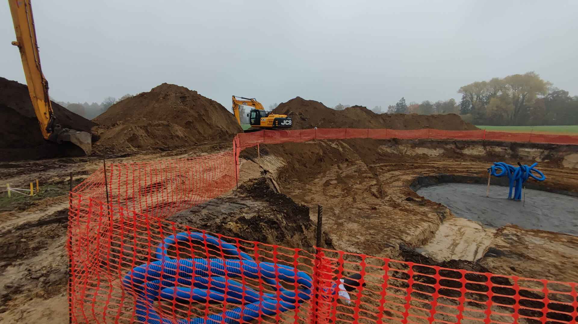 Farma wiatrowa Mierzyn teren roboczy